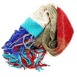 Knitted Scarf Multi Color